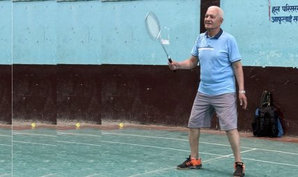 त्रिहत्तर वर्षीय चन्दको ‘ब्याडमिन्टन’ मोह