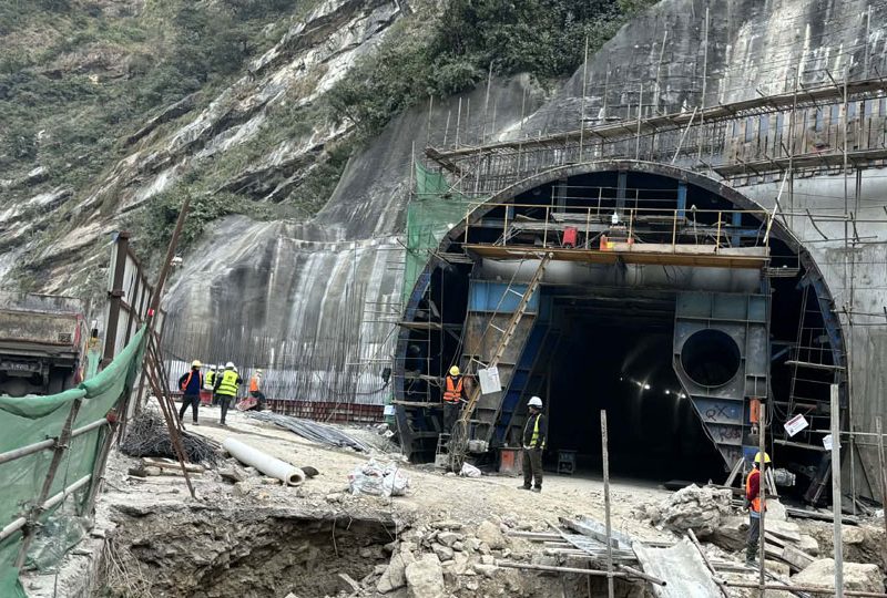 बुटवल–पाल्पा सुरुङमार्ग निर्माण कार्य तिब्र, असोजदेखि यातायात सञ्चालन गर्ने तयारी