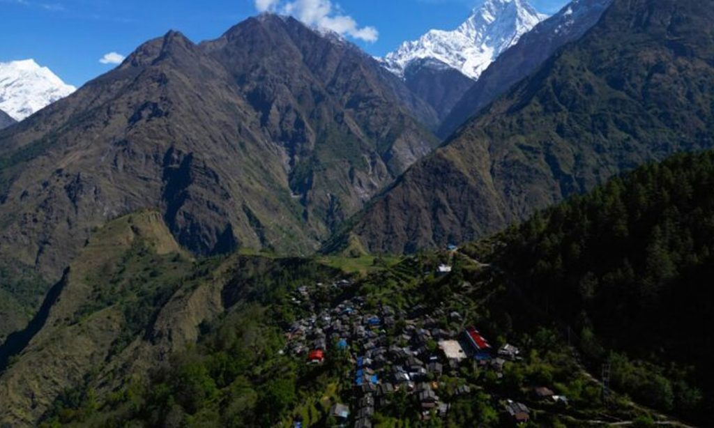 म्याग्दीको नारच्याङ लेकगाउँ ‘मगर सङ्ग्रहालय’ को रूपमा चिनिन्छ