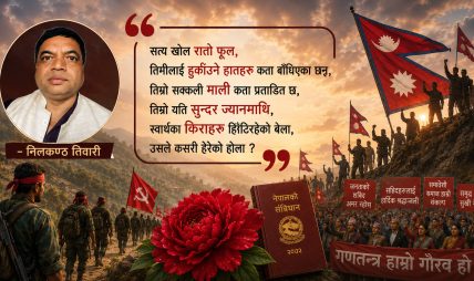गणतन्त्रको प्रिय रातो फूल
