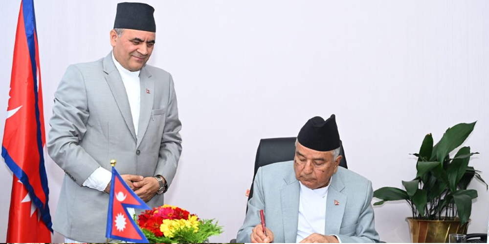राष्ट्रपतिद्धारा संवैधानिक परिषद्सम्बन्धी अध्यादेश जारी
