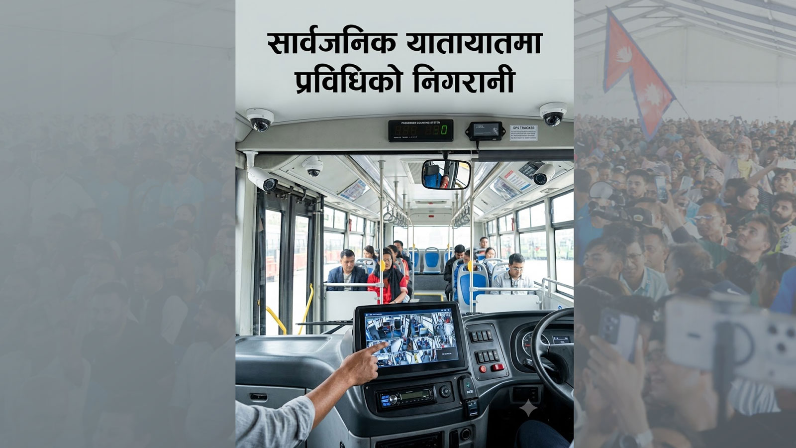 काठमाडौँ उपत्यका भित्र सार्वजनिक यातायातमा प्रविधिको निगरानी