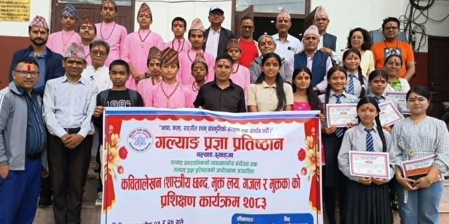 साहित्यिक प्रशिक्षण कार्यक्रम सम्पन्न
