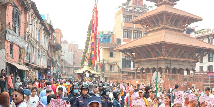 शनिबार भोटो देखाएसँगै रातो मच्छिन्द्रनाथको रथयात्रा सम्पन्न हुने