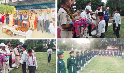 जनज्योति माविबाट ४० जना स्काउट विद्यार्थी दीक्षित