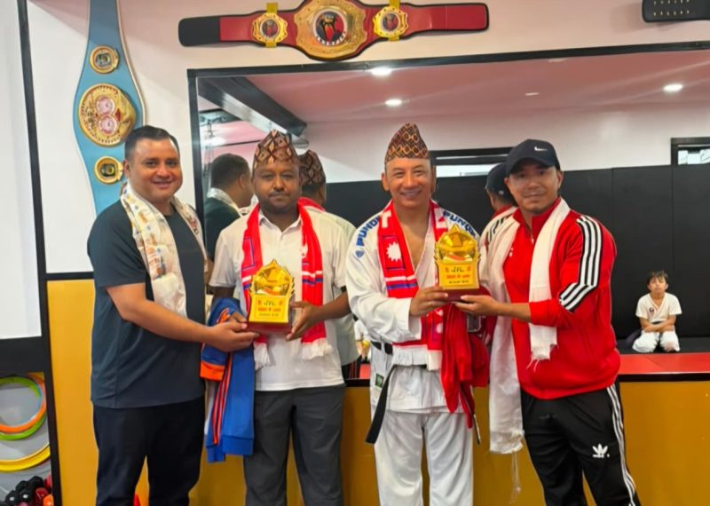 विश्व च्याम्पियनसिपमा कांस्य जितेका सुमन तिमिल्सिनालाई अमेरिकामा सम्मान विश्व च्याम्पियनसिपमा कांस्य जितेका सुमन तिमिल्सिनालाई अमेरिकामा सम्मान