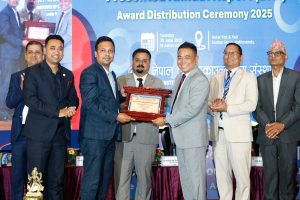आई.एम.ई लाइफ इन्स्योरेन्स Bronze Award बाट सम्मानित