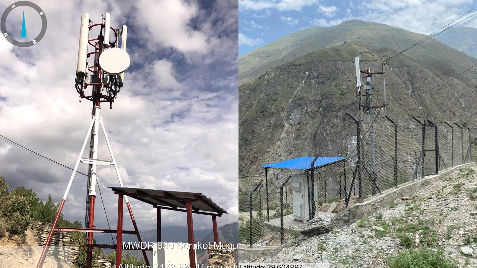 विकट स्थान मुगुको सोरुकोट तथा बाजुराको बिच्छ्या र कुवाडीमा फोरजी सेवा सञ्चालन