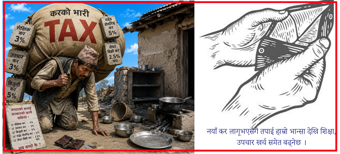 आज देखि बढ्दैछन् यी क्षेत्रहरुमा कर, कुन क्षेत्रमा कति बढ्दैछ हेर्नुस्