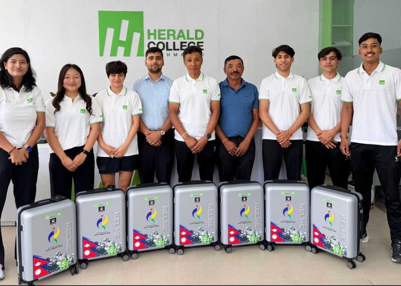 एसियाड टेबल टेनिस टोलीलाई हेराल्डको प्रोत्साहन एसियाड टेबल टेनिस टोलीलाई हेराल्डको प्रोत्साहन