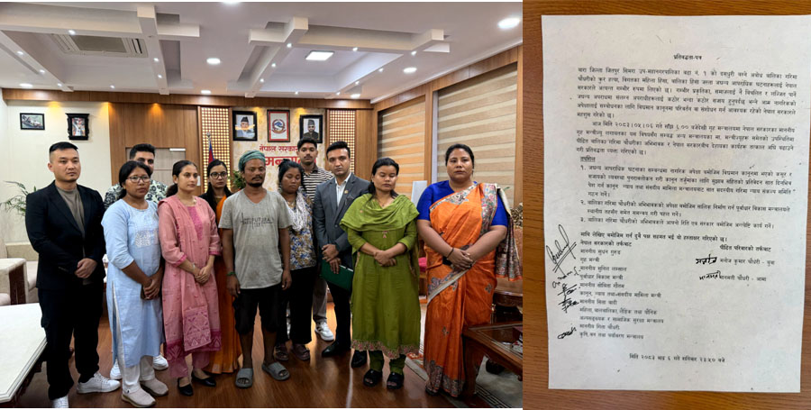 गरिमाका अभिभावकसँग तीनबुँदे प्रतिबद्धता, गरिमाको सालिक निर्माण गरिने