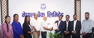 नेपाल बैंक र पिपल्स डेन्टल कलेज एण्ड हस्पिटल प्रा.लि बीच सम्झौता