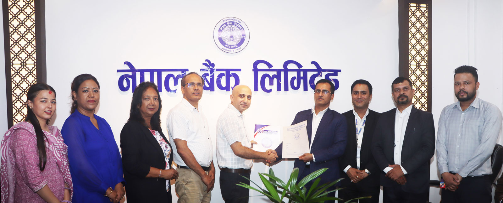 नेपाल बैंक र पिपल्स डेन्टल कलेज एण्ड हस्पिटल प्रा.लि बीच सम्झौता