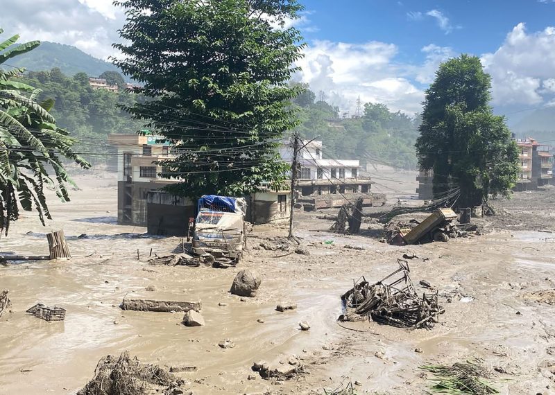 भोटेकोशी बाढीः २८ प्रहरी सम्पर्कविहीन