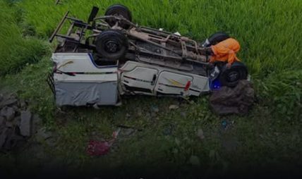 जिप दुर्घटना हुँदा एक जनाको मृत्यु, ६ जना घाइते