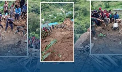 रोल्पामा पहिरोले घर पुरिँदा तीन जना बेपत्ता