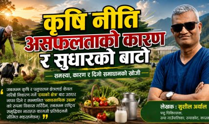 कृषि नीति असफलताको कारण र सुधारको बाटो