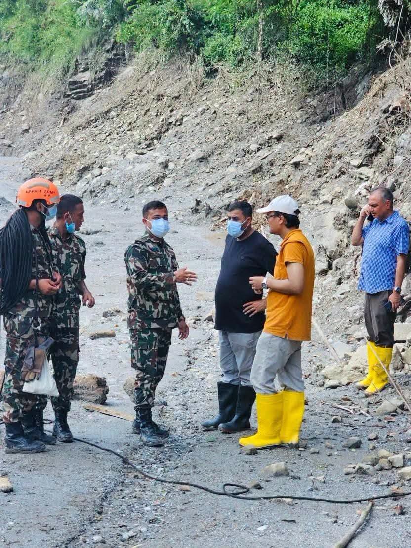 माथिल्लो त्रिशूली–३ ‘बी’को सुरुङमा उद्धार प्रयास तीव्र